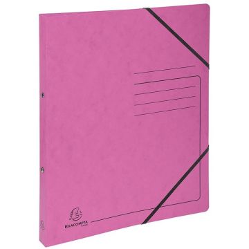 Photo Classeur 2 anneaux - Carte imprimée - Dos 20 mm - Rose EXACOMPTA