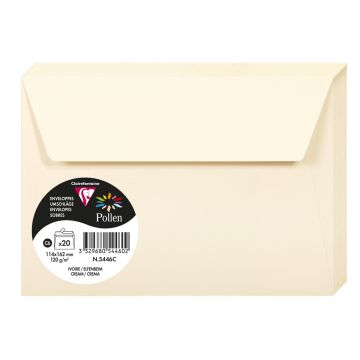 Photo Enveloppe POLLEN Ivoire Format  114 x 162 mm 5446C