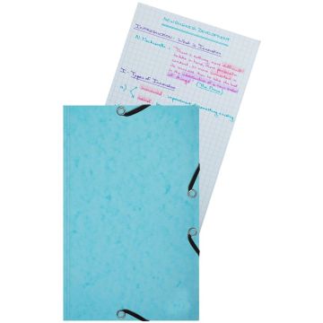 Photo Chemise à 3 rabats - 125 x 200 mm - Avec 25 fiches bristol - Assortiment EXACOMPTA Aquarel