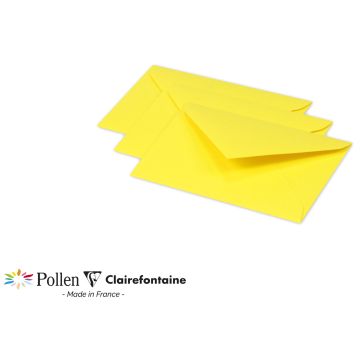 Photo Enveloppe POLLEN Jaune soleil Format  75 x 100 mm 5560C