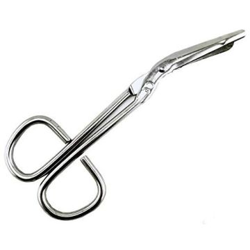 Photo Ciseaux de secourisme - 145 mm - Argent LEINA