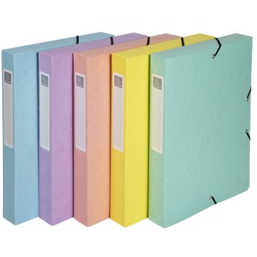 Photo Boîte de classement - Dos 40 mm - Assortiment EXACOMPTA Aquarel Image