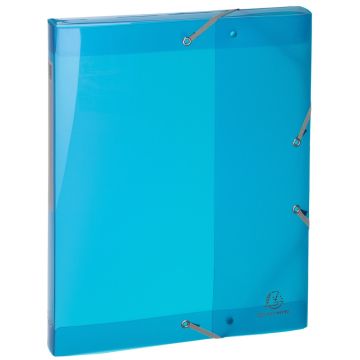 Photo Boîte de classement à élastiques - Dos 25 mm - Bleu Clair EXACOMPTA Iderama Image