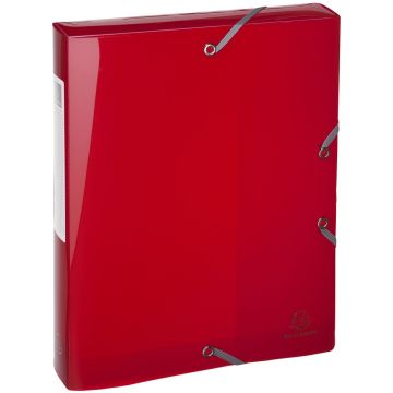 Photo Boîte de classement à élastiques - Dos 40 mm - Rouge EXACOMPTA Iderama Image