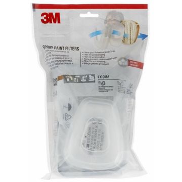 Photo Filtre de rechange pour demi-masque de protection respiratoire 3M