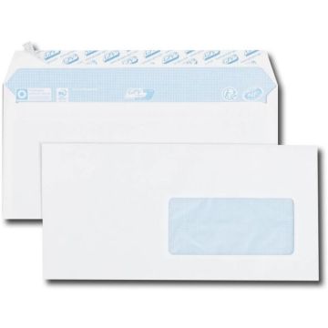 Photo Enveloppes autocollantes avec fenêtre - 110 x 220 mm GPV Office