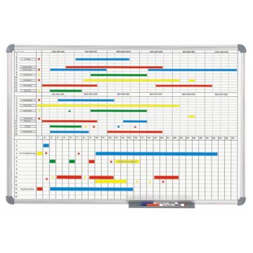 Photo Tableau pour planning annuel et mensuel - 900 x 600 mm MAUL