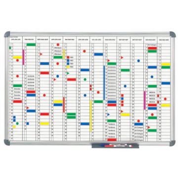 Photo Tableau pour planning annuel perpétuel - 1200 x 900 mm MAUL