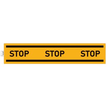 Photo Panneau adhésif - Obligation Stop - Jaune/Noir EXACOMPTA