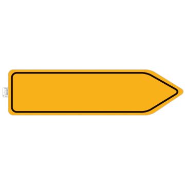 Photo Panneau adhésif - Circulation obligatoire - Jaune/Noir EXACOMPTA