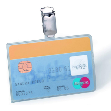 Photo Badges pour carte magnétique - 54 x 90 mm DURABLE Lot de 25