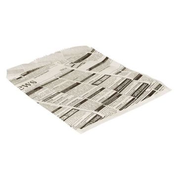 Photo Sachet pour fingerfood - 160 x 180 mm PAP STAR Newsprint