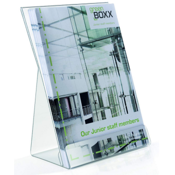 Photo DURABLE : Présentoir brochures de table - 1 compartiment format A5 8595-19