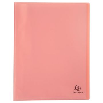Photo Protège-Documents de 80 Vues - Corail EXACOMPTA Chromaline Pastel