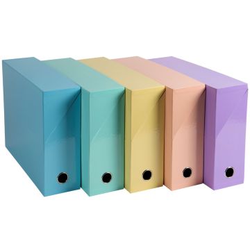 Photo Boîte de transfert - Dos 90 mm - Assortiment EXACOMPTA Aquarel