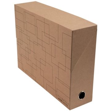 Photo Boîte de transfert - Dos 90 mm - Motifs géométriques EXACOMPTA Eterneco