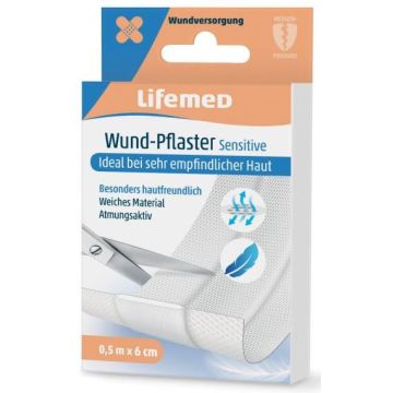 Photo Pansements à découper - 500 x 60 mm LIFEMED Sensitive