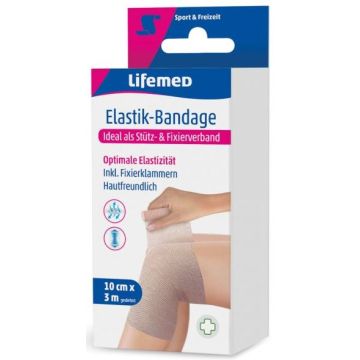 Photo Bande élastique - 100 mm x 3 m - Chair LIFEMED