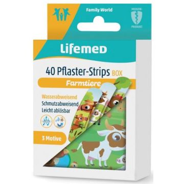Photo Pansements pour enfants - 60 x 17 mm - Animaux - Boite LIFEMED