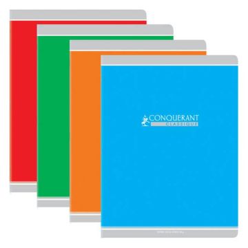 Photo CONQUERANT Cahier Grands Carreaux 240 x 320 mm 96 pages 100104302