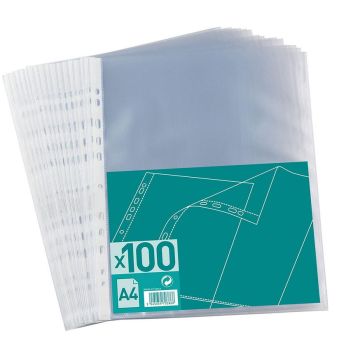 Photo Lot de 100 pochettes perforées - 210 x 297 mm ELBA 100206882