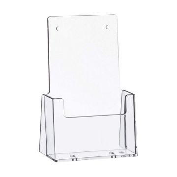 Photo Présentoir de table - 1 compartiment 1/3 de format A4 - Transparent : HELIT H2351002