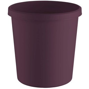 Photo Corbeille à papier de 18 L - Plastique recyclé - Rouge HELIT The Green German