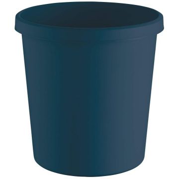 Photo Corbeille à papier de 18 L - Plastique recyclé - Bleu HELIT The Green German