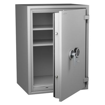 Photo HARTMANN Protect Duo 1123 Coffre-fort ignifuge 1H - Serrure à clé et électronique - Classe 1