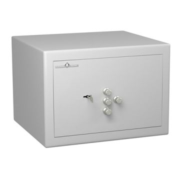 Photo HARTMANN MB30 Coffre-fort de sécurité anti-feu - Serrure à clé et à tubes compteurs - 24 Litres