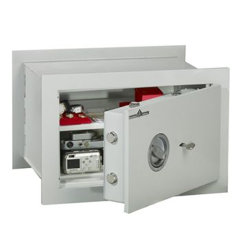 Photo HARTMANN Mural 30 Coffre fort à emmurer - Serrure à clé A2P - 27 L (Livraison gratuite)