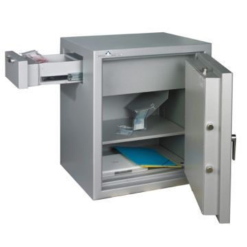 Photo Coffre de Dépôt de fonds - Classe 2 - Serrure électronique - HARTMANN Zephir Dépôt 802