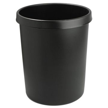 Photo Corbeille à papier 45 litres - Noir : HELIT H6106295