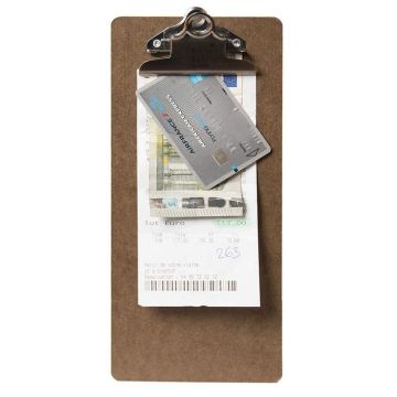 Photo Porte-bloc en bois 115 x 265 mm - Marron SECURIT