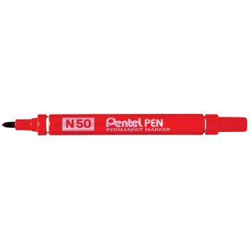 PENTEL : Marqueur permanent N50 - Rouge - N50-BE