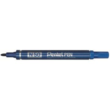 PENTEL : Marqueur permanent N50 - Bleu - N50-CE