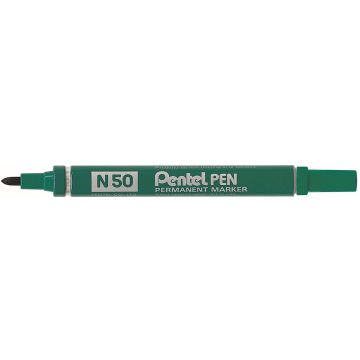PENTEL : Marqueur permanent N50 - Vert - N50-DE