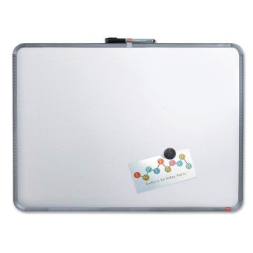 Photo Tableau magnétique - 580 x 430 mm - Argent : NOBO Slim Linie QB05742C