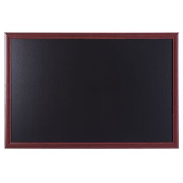 Tableau noir - Cadre Merisier - 900 x 600 mm : BI-OFFICE Photo