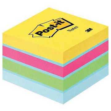 POST-IT MINI CUBE Notes adhésives - Assortiment - 51 x 51 mm Bloc