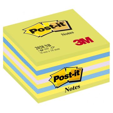 POST-IT : Notes adhésives - 76 x 76 mm Cube Rêve Intense Visuel