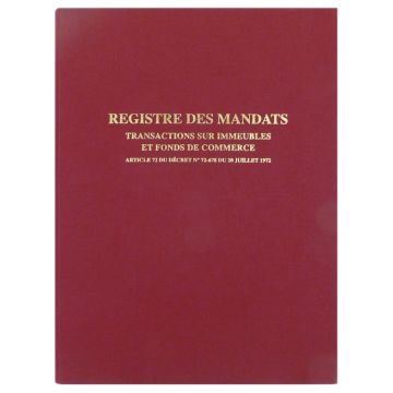 1410 Elve Registre des mandats - Transaction immobilière