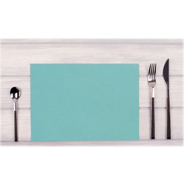 Lot de 100 Sets de Table non tissés - Vert d'Eau : COGIR Visuel