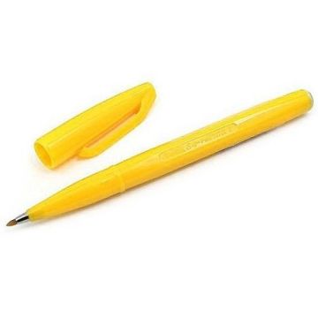 Stylo feutre Sign Pen S520 - Jaune PENTEL ARTS