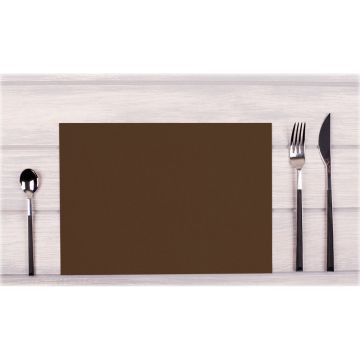 Lot de 100 Sets de Table non tissés - Chocolat : COGIR Visuel