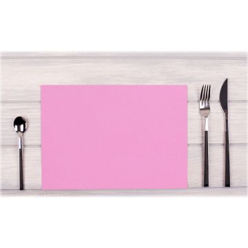 Lot de 100 Sets de Table non tissés - Rose COGIR Modèle