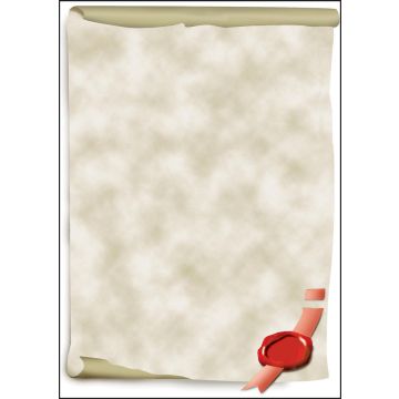 Parchemin Médiéval - Lot de 12 feuilles de papier : SIGEL DP521 Visuel