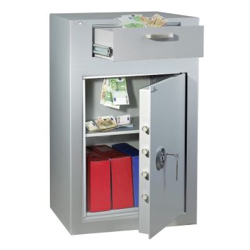 HARTMANN VULCAIN 170 Coffre fort de dépôt de fonds - Serrure à clés ouvert