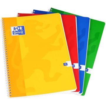 Photo Cahier à spirales 100 pages - Petits carreaux - 210 x 297 mm OXFORD