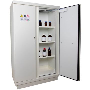 Armoire ignifuge produits chimiques - Anti-feu  TRIONYX 795E fermée